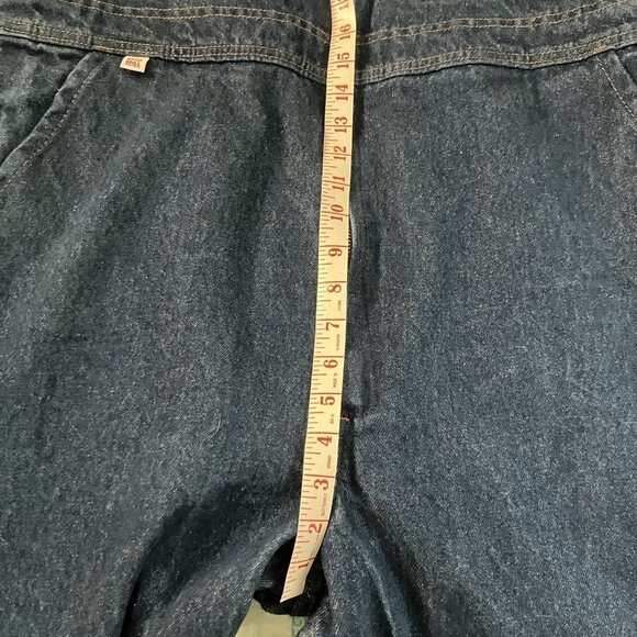 Vintage Big Bill Overalls Mens 42 Blue Denim Workwear Dungaree Bib One Piece Zip - Picture 11 of 13